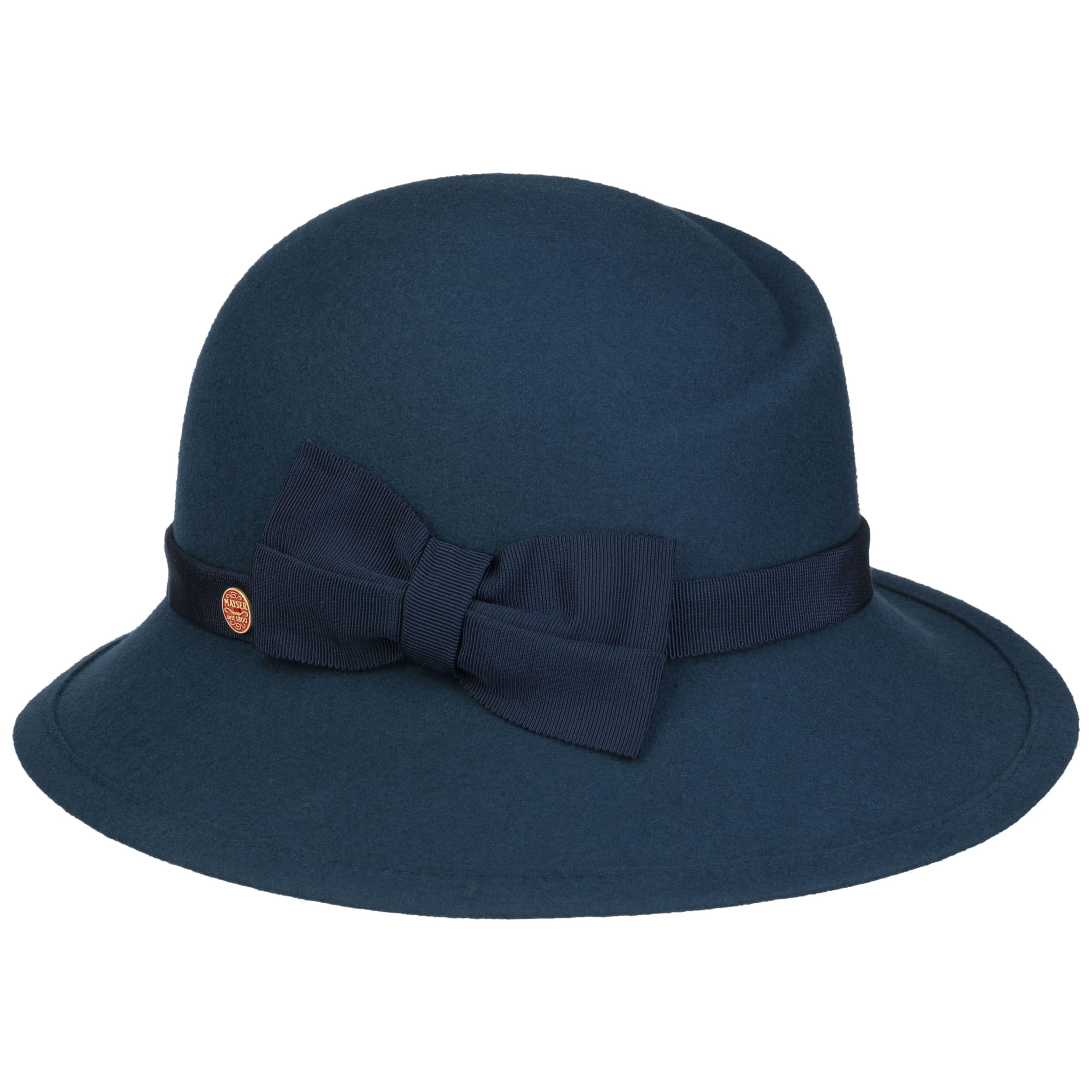 Mayser Jana Soft Wool Glockenhut Ripsband Schleife Made in EU Damen Winter