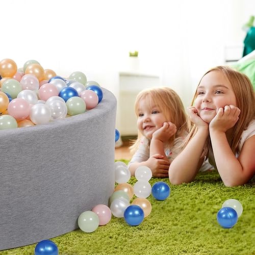 Miniatura 3 de Bolas de piscina STARBOLO para niños pequeños, libres de ftalatos y BPA, no tóxicas, a prueba de aplastamiento, pack de 100, 200, 500 unidades