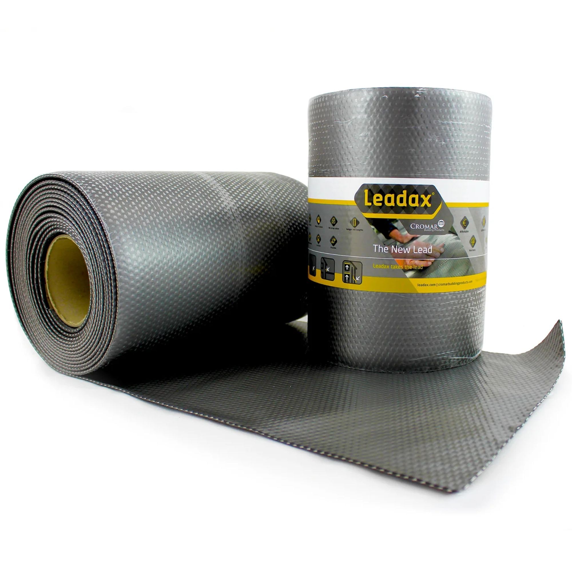 Ara Choice Grey Cromar Leadax® Lead Replacement Flashing | Lead Flashing Roof Roofing Repair | Lightweight – Durable And Eco-Friendly Lead Alternative | Lead – 6 Metres Roll | 300Mm / 12" Inch