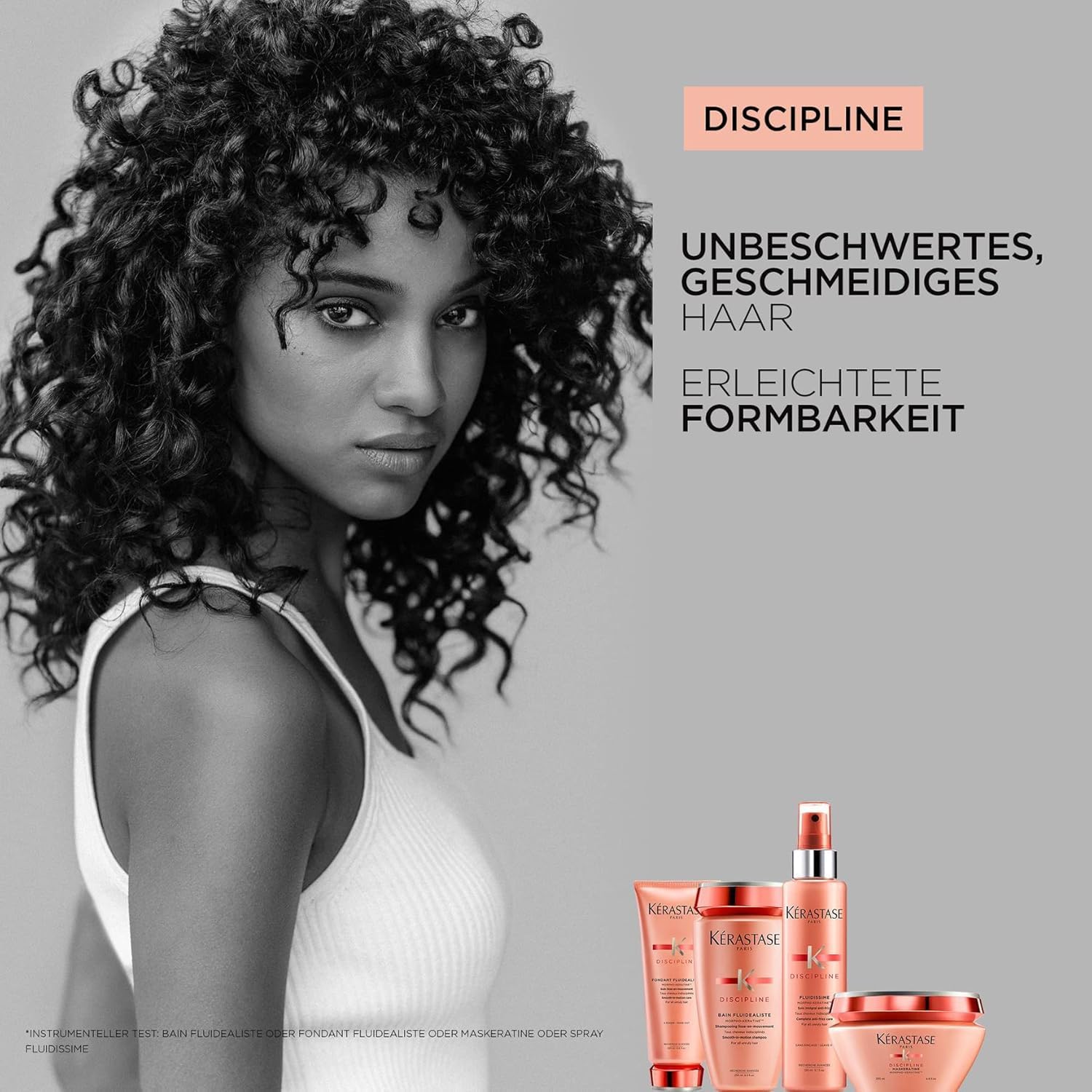 Kérastase Haarmaske für widerspenstiges und strapaziertes Haar, Glättend mit Anti-Frizz Effekt, Maskératine Maske, Discipline