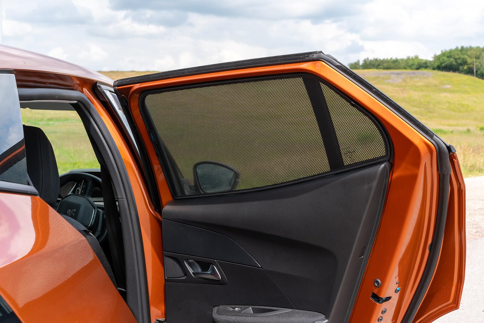 Set di Car Shades Compatibile con Peugeot 2008 II 2020- (4-Parti) Tendine Parasole su Misura