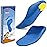 Ailaka Kids Orthotic Cushioning Arch Support Shoe Insoles, Children Pu Foam Inserts for Flat feet, Plantar Fasciitis, Feet Heel Pain Relief Blue