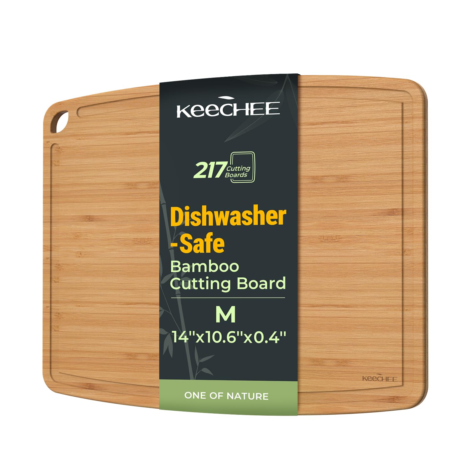 Keechee Dishwasher Safe Bamboo Cutting Board