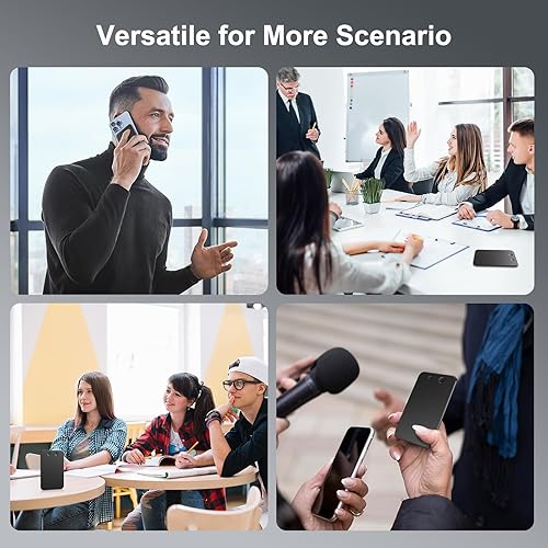 Miniatura 8 de Grabadora de voz AI, grabadora de voz de notas de 64 GB con transcripción, mapeo mental y resumen de IA, grabadora de voz digital con aplicación,