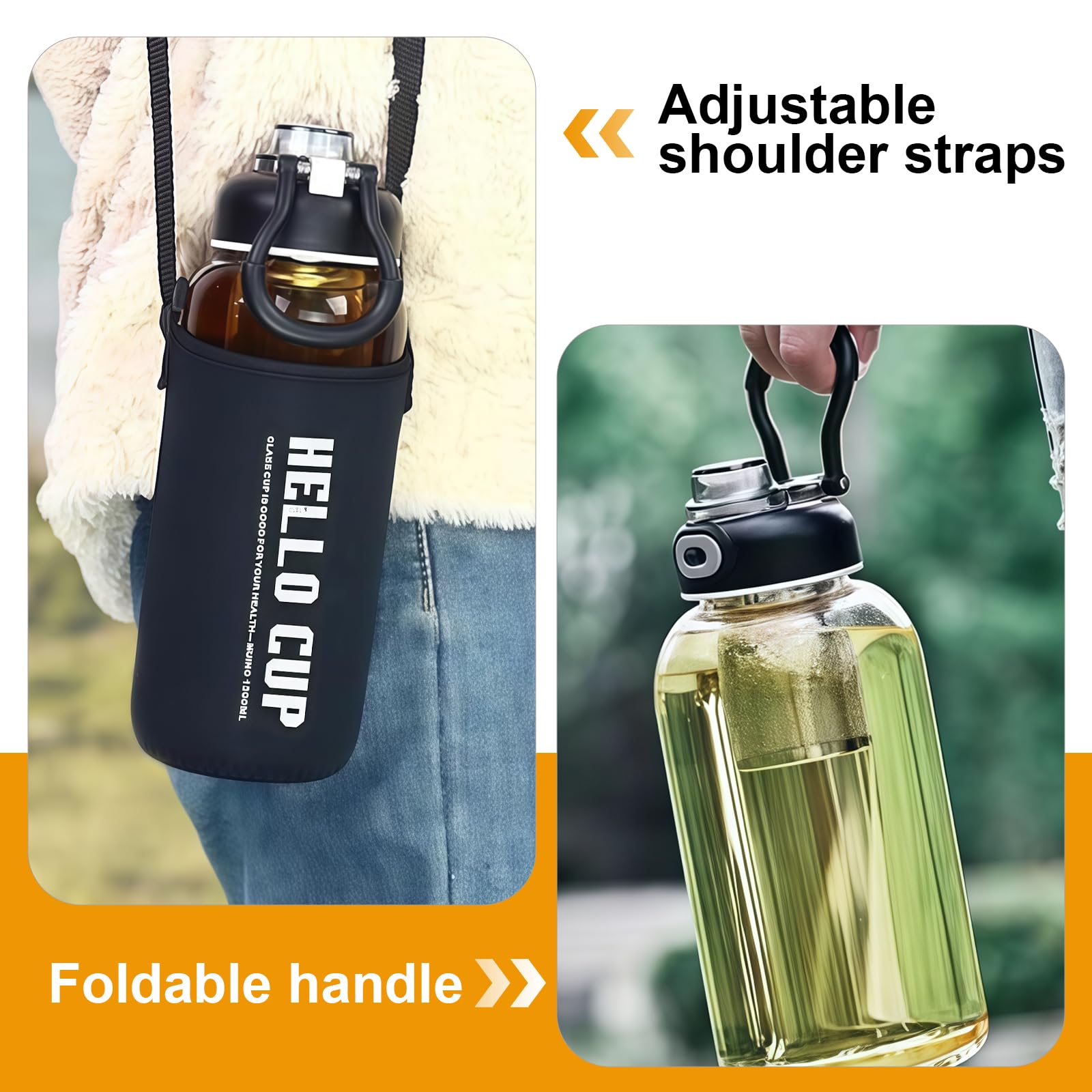 Leeff waterfles | Let's have a drink together | Tafel Op & Top