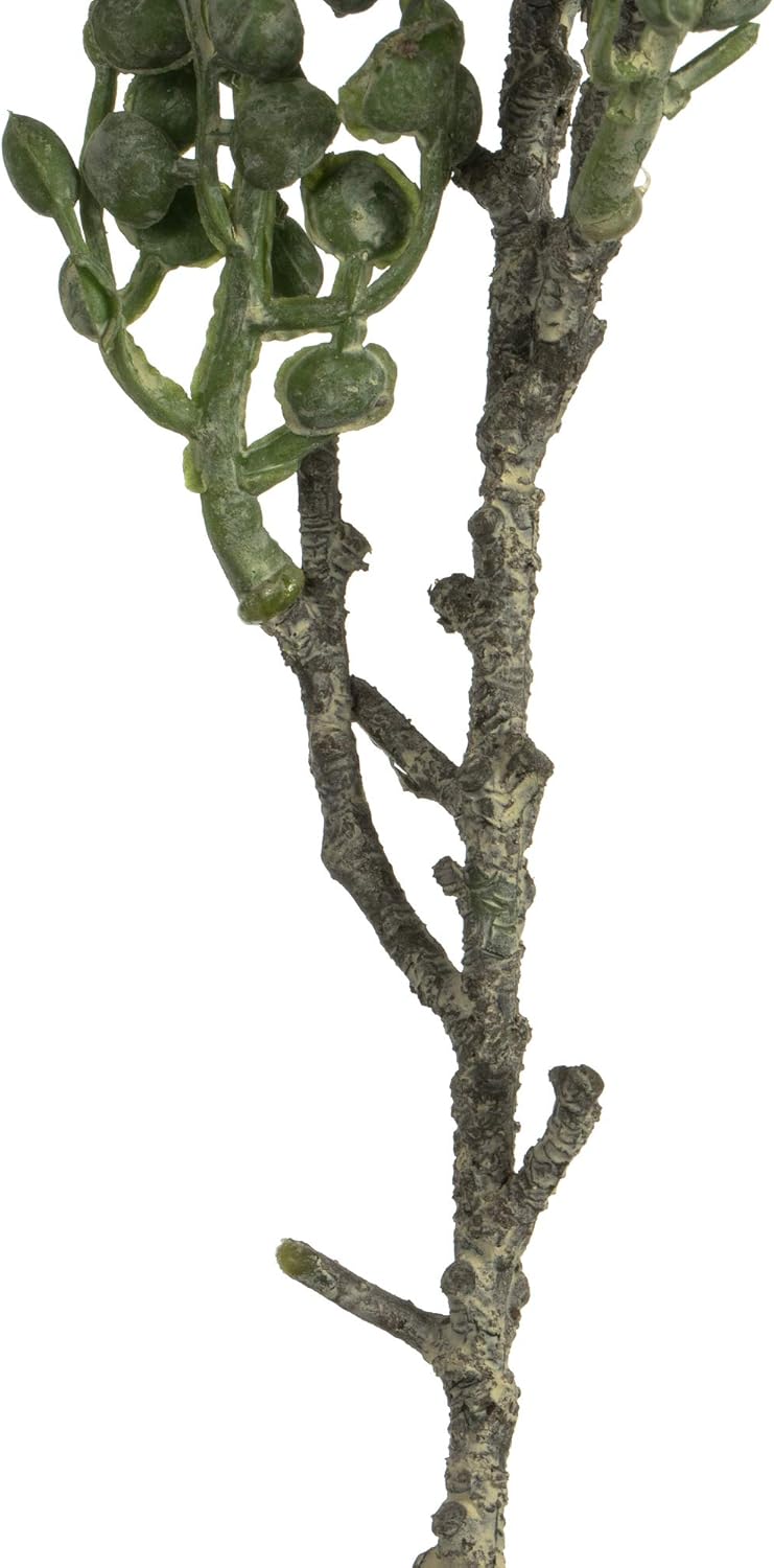 Vickerman Everyday 22" Artificial Mixed Green Senecio Spray - Faux Greenery Decor - Home Or Office Indoor Arrangement Accent - Maintenance Free - 6 Pack