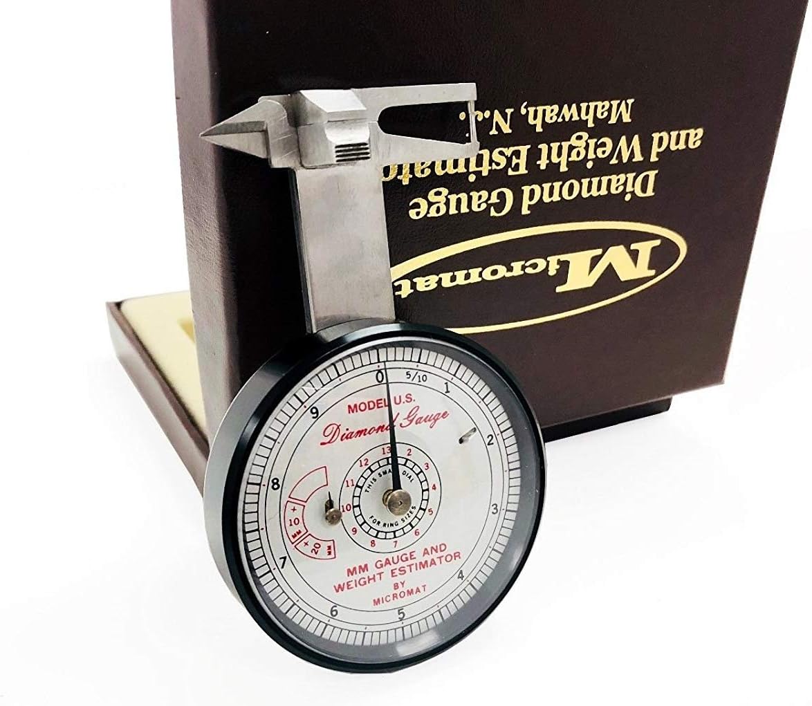Diamond Gauge With Book, High Setting Attachment & Case
