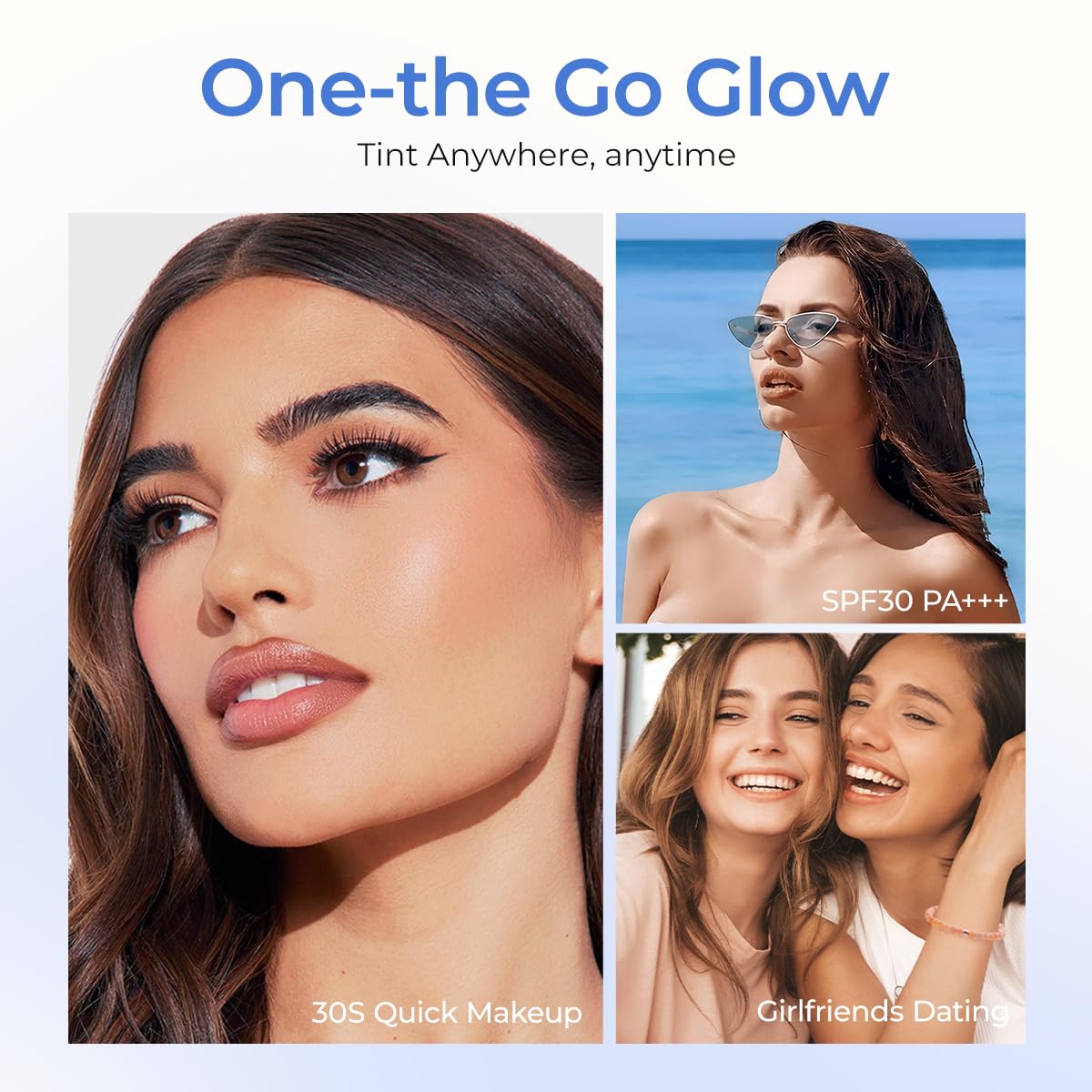 SACE LADY Bare Touch Skin Tint SPF 30, Skin-Like Serum Tinted Moisturizer Lasts Up to 16HR, Lightweight Natural Matte Glow Finish, Infused with Peptides and Hyaluronic Acid (#03 Natural) - Image 7