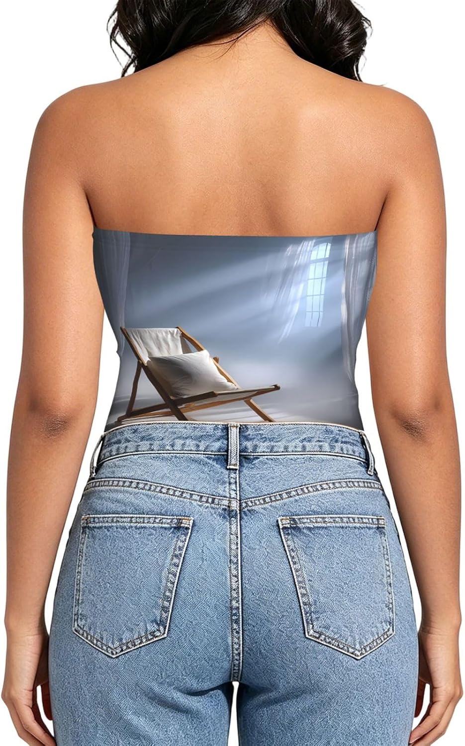 Glimmer Women's Strapless Tank Top Soft Breathable Light Comfort for Everyday Outfits