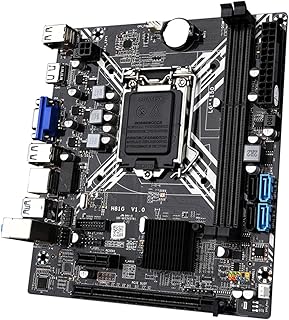 Qudai H81G placa-mãe para jogos placa-mãe de dois canais DDR3 slots de memória 100M suporte para placa de rede LGA1150 CPU
