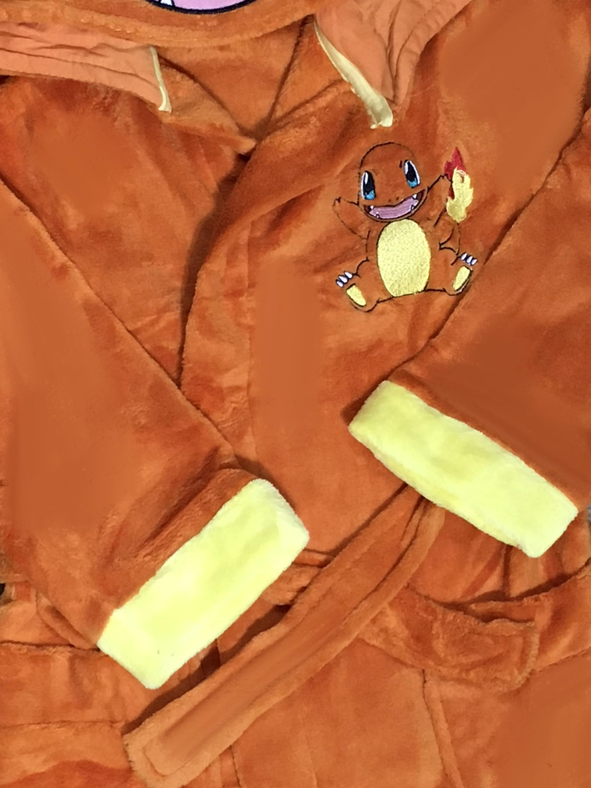 Pokemon Boys or Girls Hooded Bathrobe, Dressing Gown, Age 4-14 Years