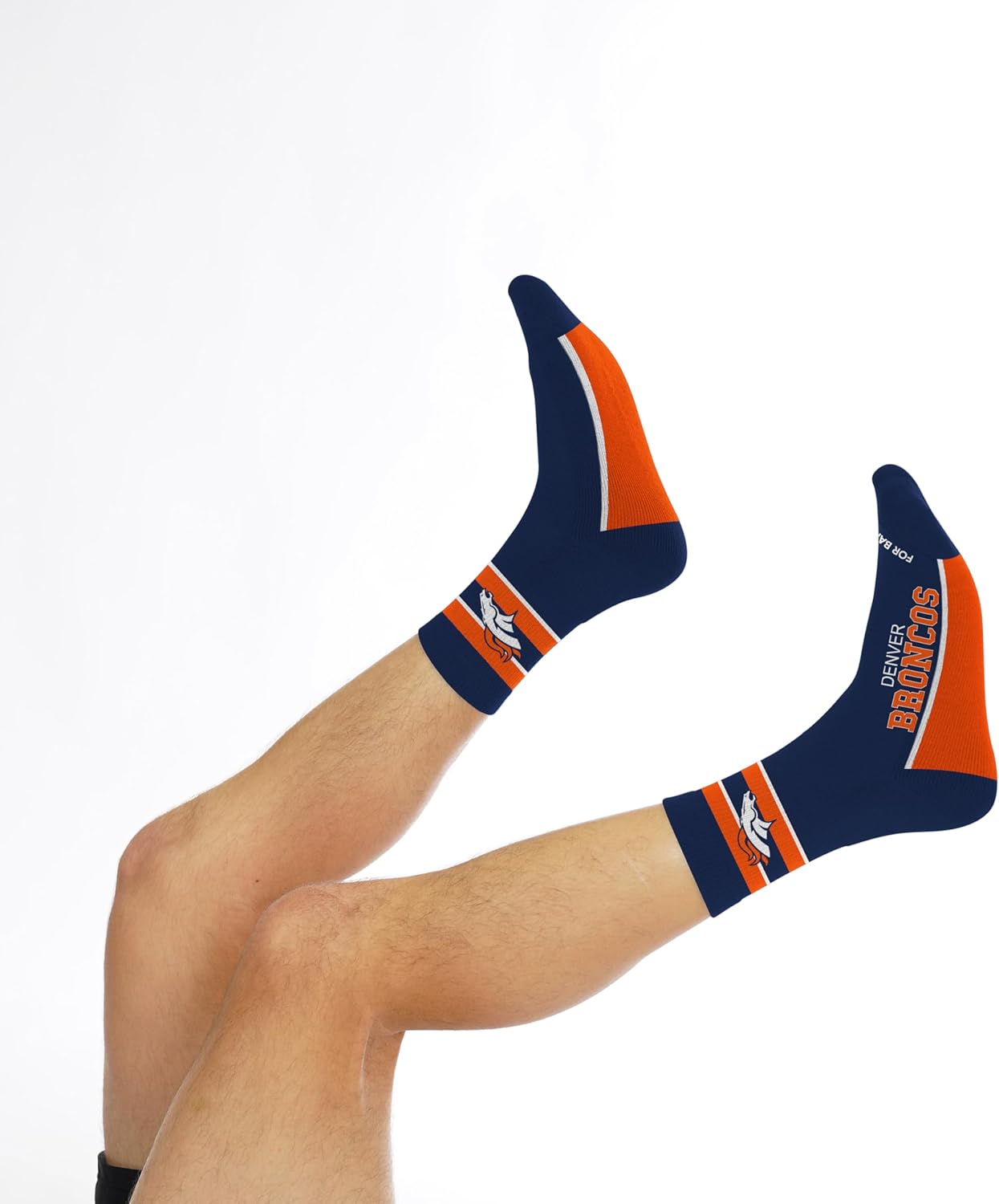 For Bare Feet NFL mens Lil' Deuce Quarter Sock - Image 2