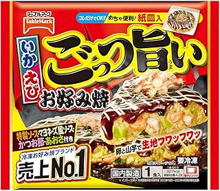 ごっつ旨い お好み焼 6袋 イカ エビ お好み焼き 時短 惣菜 簡単 調理 お弁当 テーブルマーク 福島県 石川町 【15001】