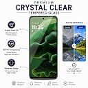 FIRST MART 3D Borderless Tempered Glass for Motorola G75 & Motorola G35 | HD Clear Edge-to-Edge Screen Protector, 9H Scratch Resistant, Oleophobic, Case-Friendly | Pack of 1 gallery image