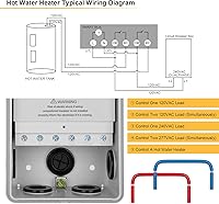 Vista 3 de SURAIELEC Temporizador de piscina WiFi, 40 amperios, 1HP 120V, 2HP 240V, interruptor inteligente para interiores y exteriores, caja de temporizador