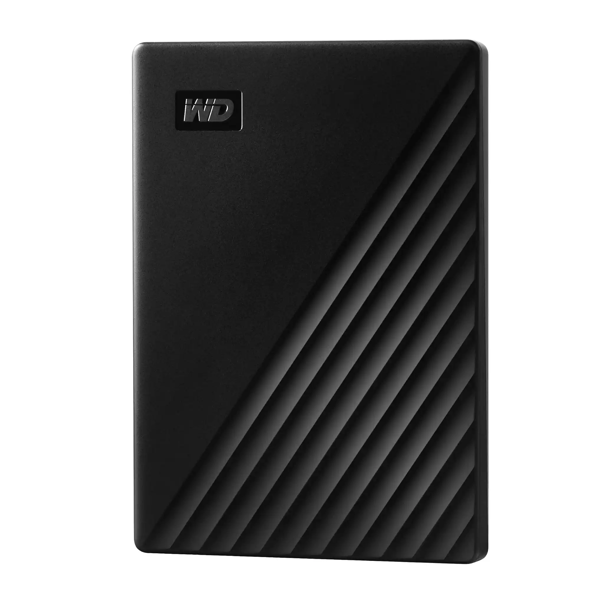 WD My Passport externe Festplatte 2 TB (mobiler Speicher, schlankes Design, herunterladbare Software, automatische Backups, Passwortschutz) Schwarz - auch kompatibel mit PC, Xbox und PS4