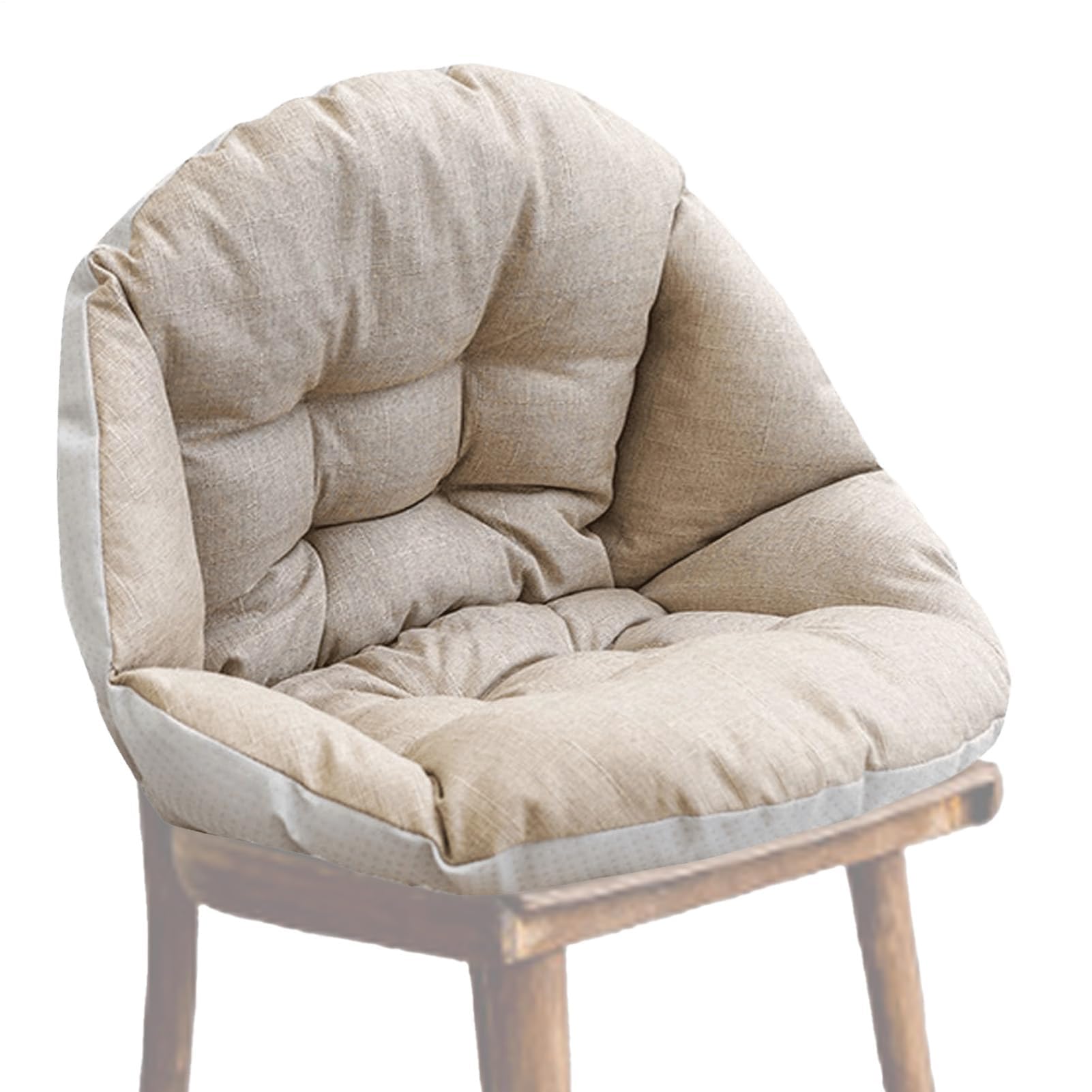 Sedia a uovo da esterno con cuscini, ampia poltrona lounge in rattan, per interni ed esterni, ideale per balcone, patio, terrazza e soggiorno, soluzione accogliente