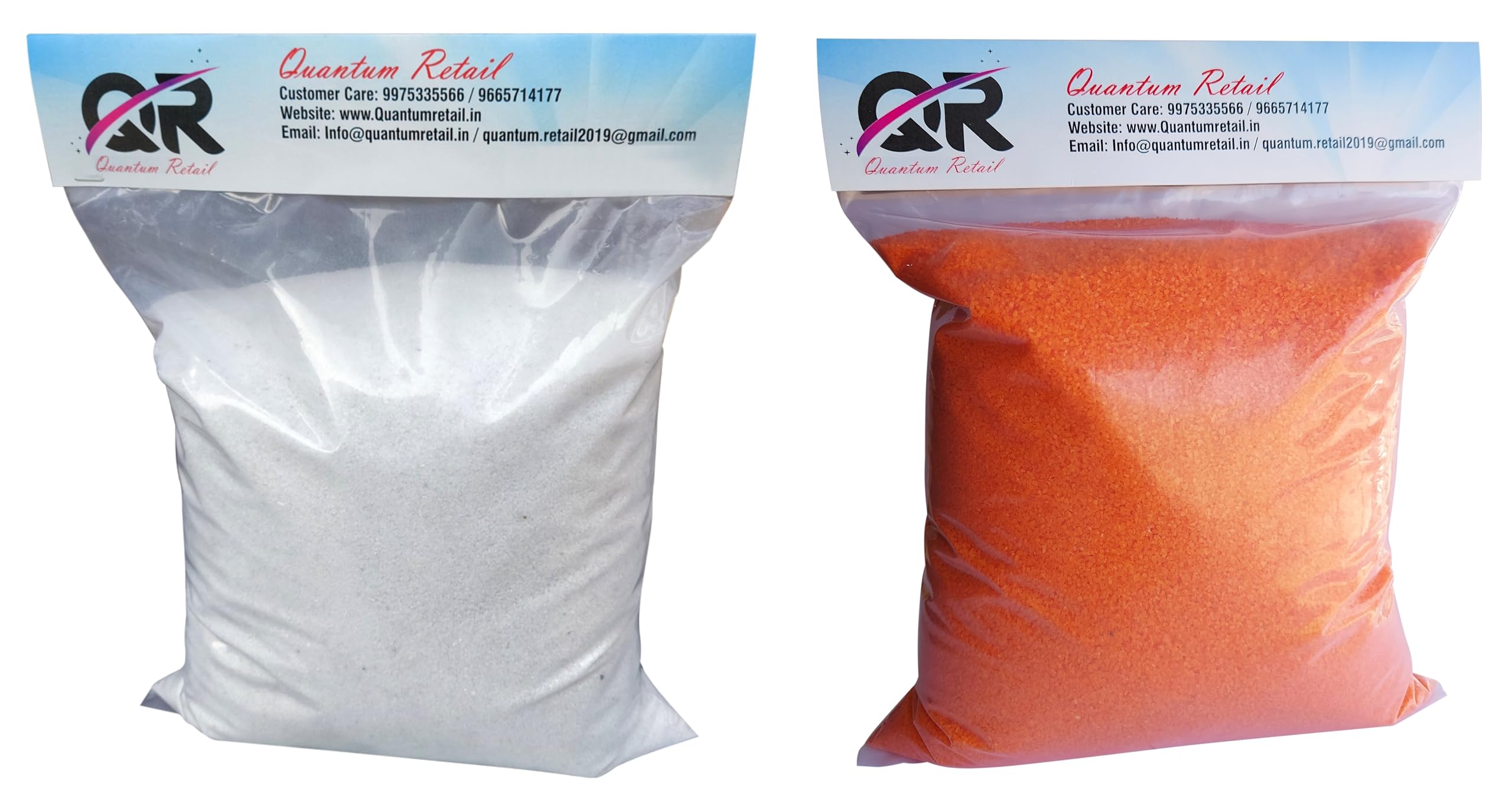 Quantum Retail Sugar Size Crystal/Silica Sand for Home and Garden Decor; Aquarium Substrate; Terrarium, Aquarium Decorative Sand (5 KG White + 5 KG Orange Sand) (B08Y592LHX) Amazon Price History, Amazon Price Tracker