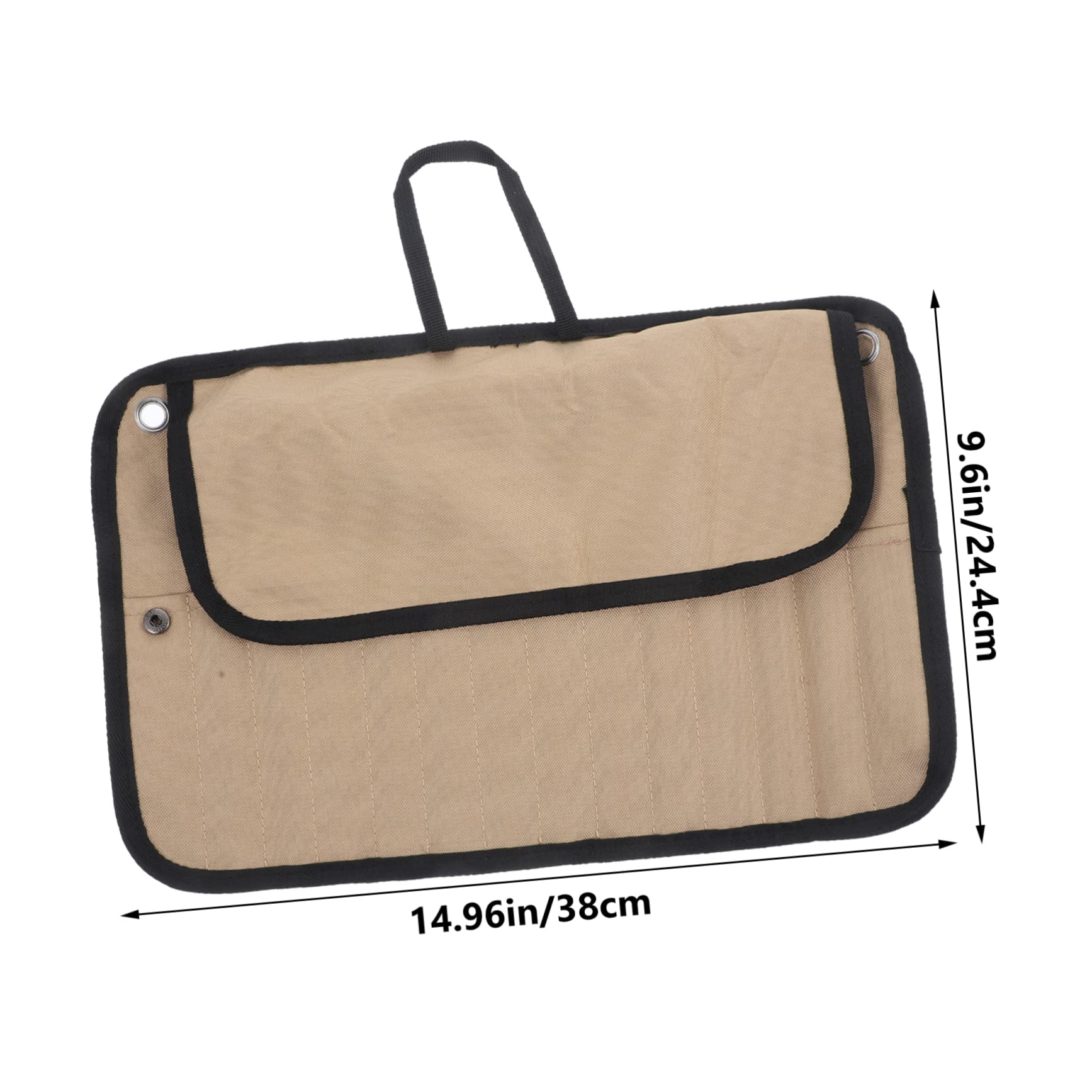 Set Utensili da Campeggio Borsa, Metallo Inossidabile e Nailon, Posate Portatili per Escursioni, Cucina Esterna, Trekking e Picnic