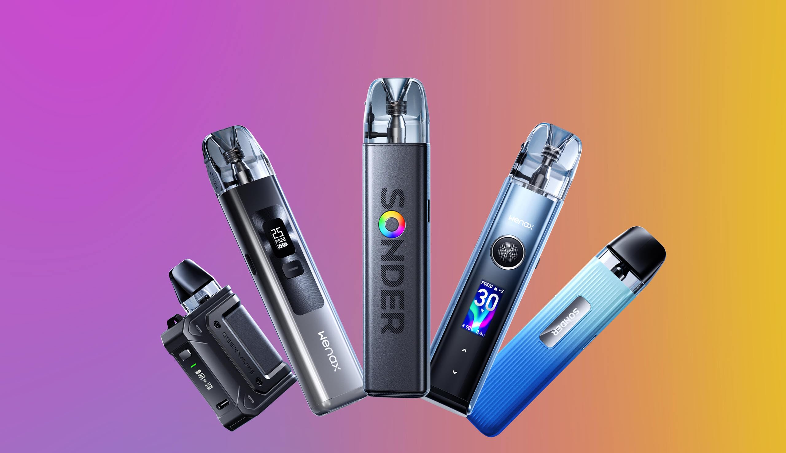 GEEKVAPE Q Pod 3ml (Side Fill) 0.4ohm/0.6ohm/0.8ohm for GeekVape Sonder Q2  / Digi Max/Wenax Q Pro E-cigarette, No nicotine, No e-liquid : Amazon.it:  Elettronica