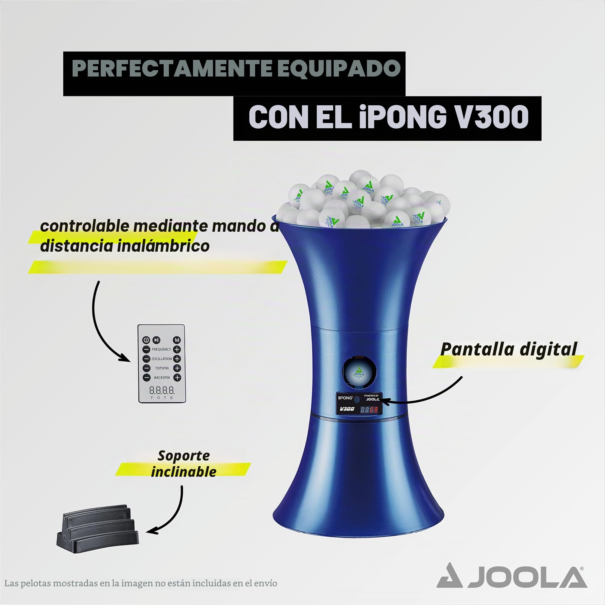 Joola iPong TT Buddy V300 Robot para Ping Pong, Azul