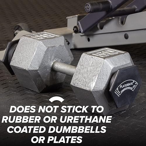 Miniatura 4 de PlateMate Par de pesos magnéticos de microcarga elige entre 1.25 libras o 2.5 libras hexagonales