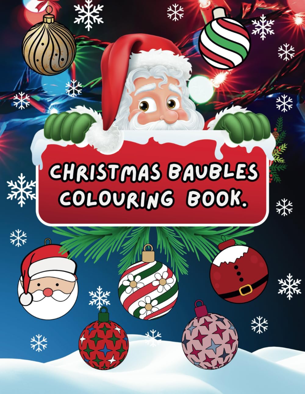 Christmas Bauble Colouring Book