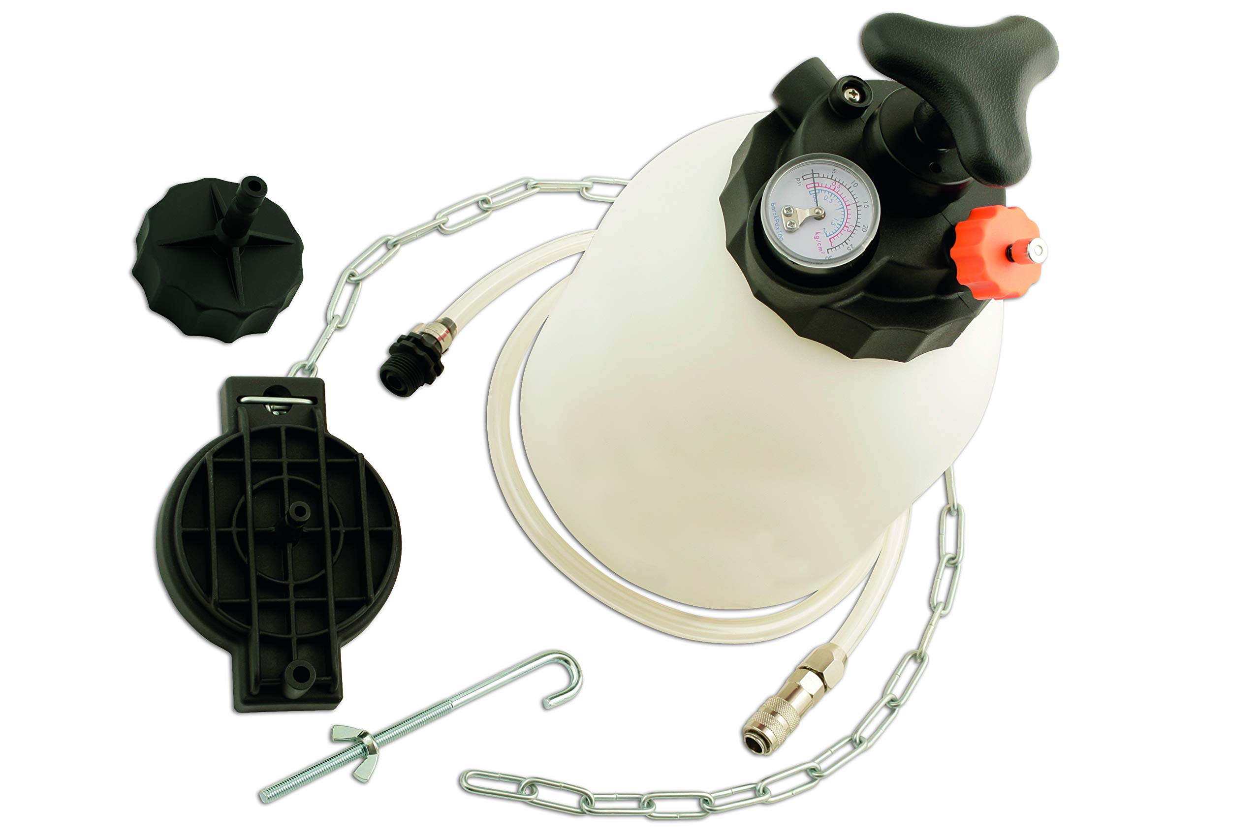 Laser 5642 Manual Brake Bleeder with Universal Adaptor