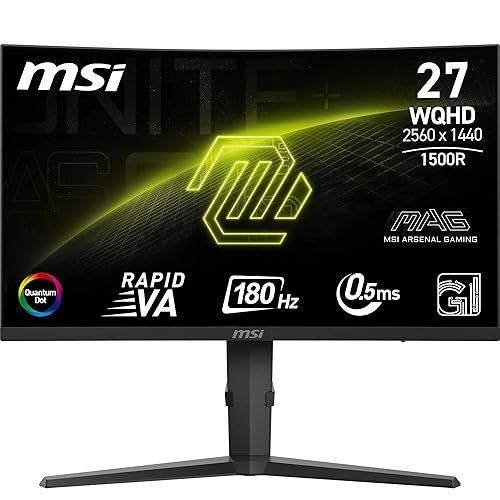 MSI MAG 275CQRF Gaming Monitor