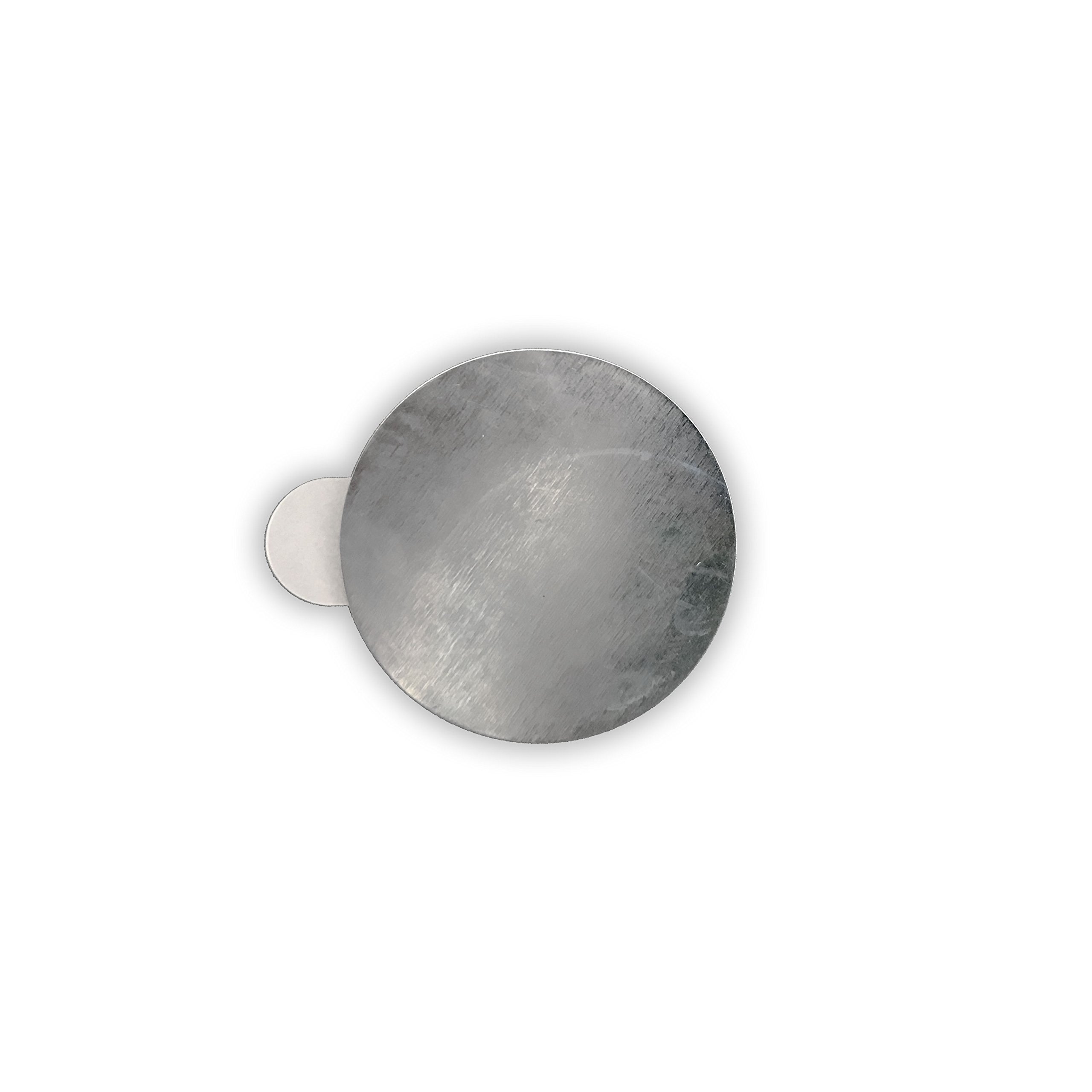 Gobrecht & Ulrich 25 x Small Self-Adhesive Round Metal Discs for Magnets (Ø 26mm, 0.3mm Height)