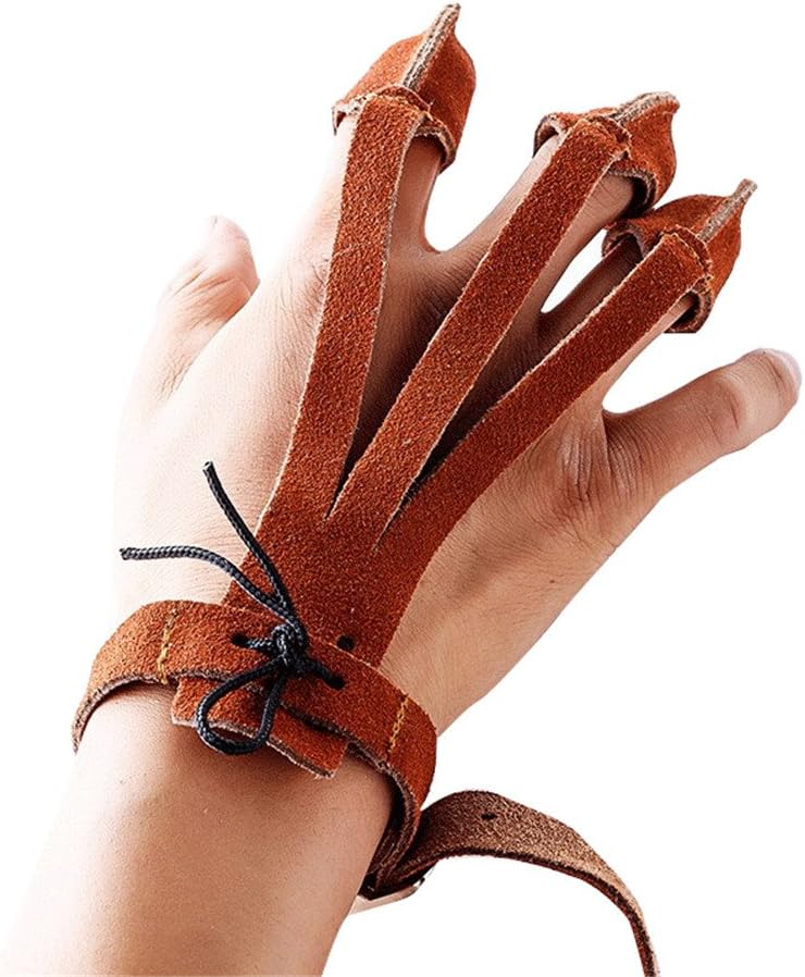 2 Finger Design Archery Shooting Protect Gloves