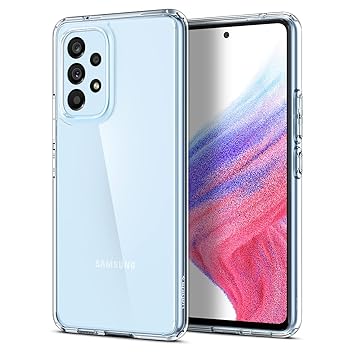 Spigen Ultra Hybrid Back Cover Compatible For Samsung Galaxy A53 5g Tpu Pc Crystal Clear Amazon In Electronics