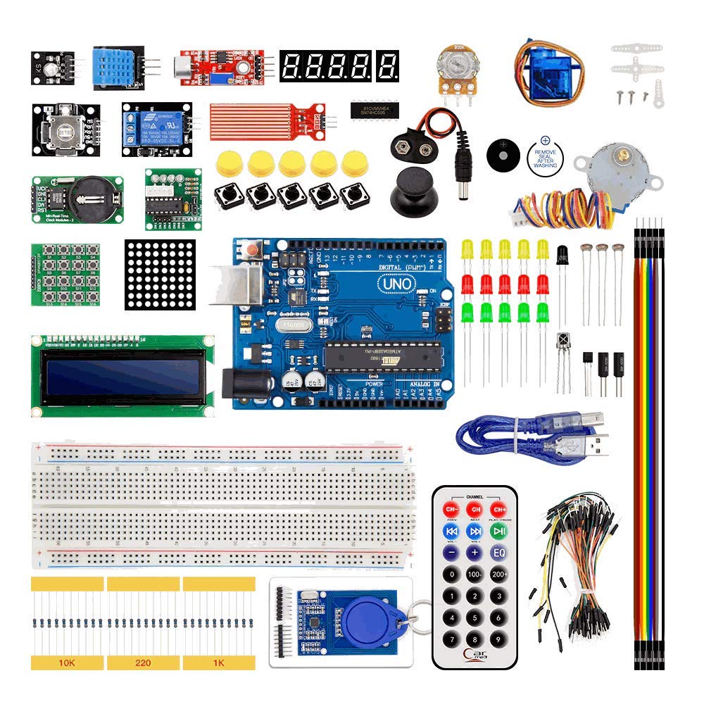 SunRobotics Uno R3 Compatible Upgraded Starter Learning Kit with Tutorial and UNO R3 (B08WK6RKRY) Amazon Price History, Amazon Price Tracker