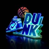 Kit d'éclairage à distance compatible avec Lego Nike Dunk x L'EGO Set 43008 (pas de modèle), kit d'éclairage LED compatible avec Lego 43008 Nike Dunk x Set de jouets créatifs - 3
