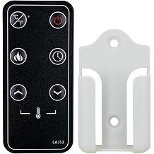 Replacement Remote Control for RecPro RV Electric Fireplace 30 36,with Wall Mounting Bracket