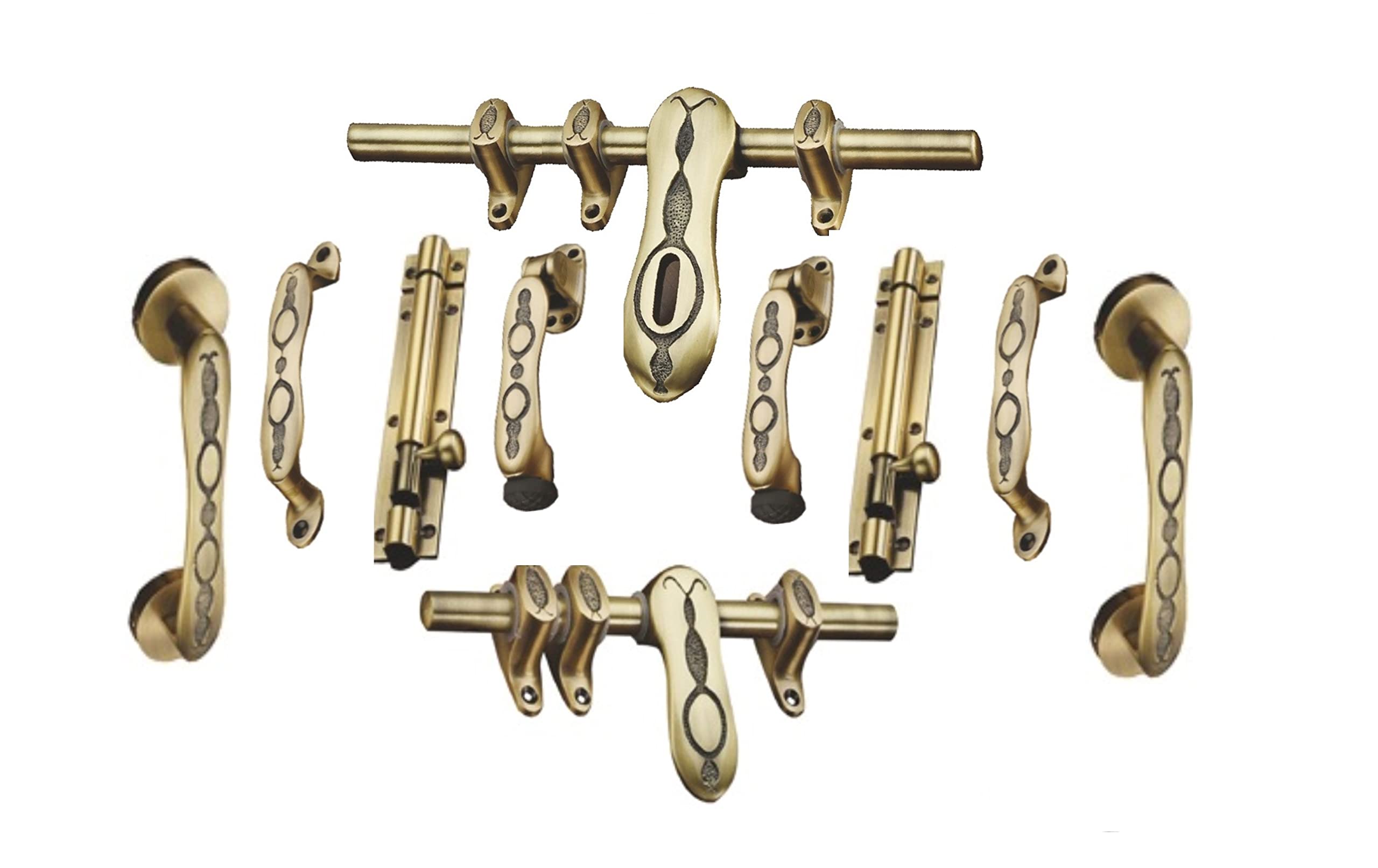 Chitra Vieana Series Brass Heavy Double Door Fitting Accessories