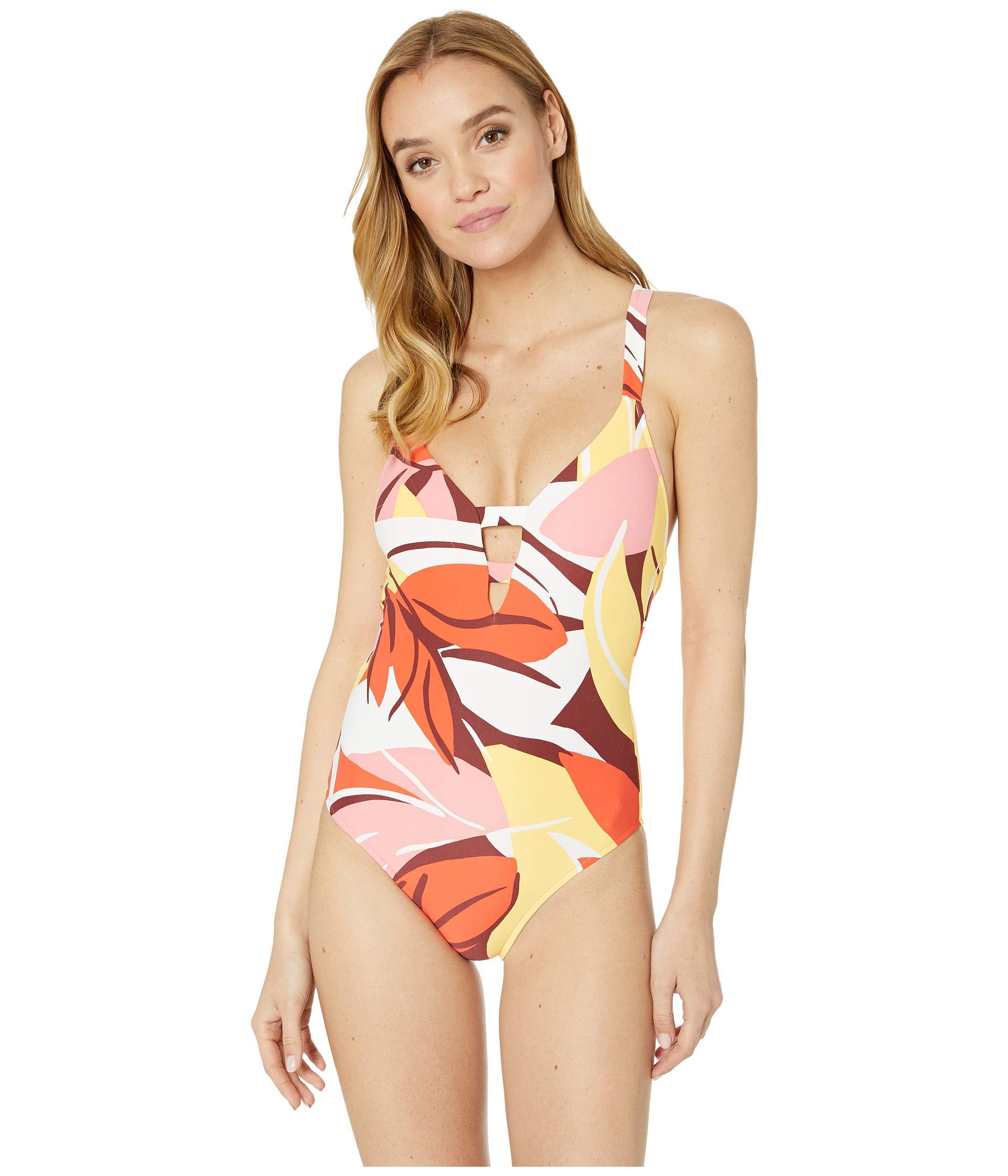 Seafolly Women's Standard Deep V Plunge One Piece Swimsuit