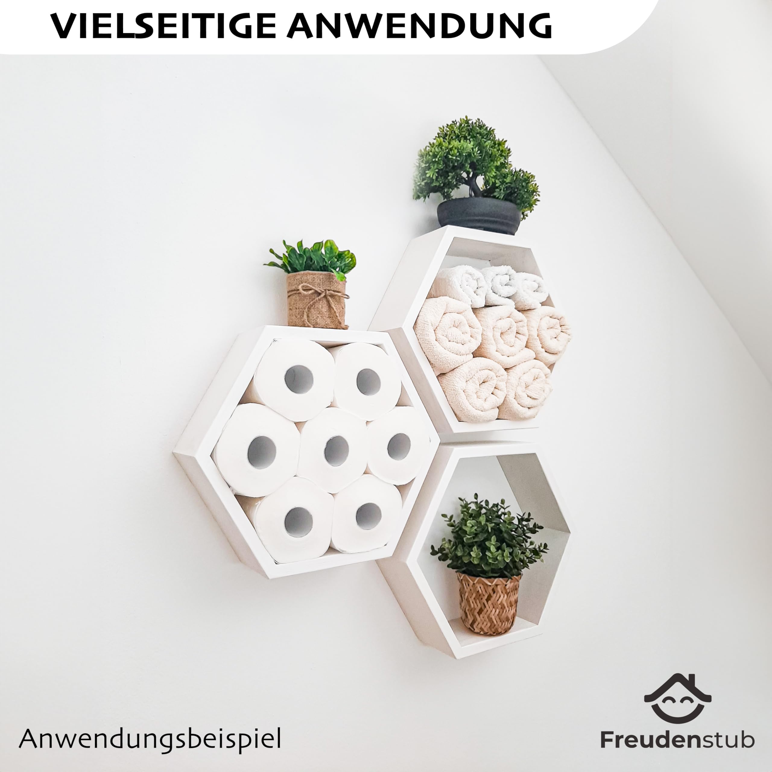 Produktbild von OUNONA 2x Romantisches Toilettenpapier Mit Herzen – Mehrfarbig, Weich, Für Valentinstag & Hochzeit, Deko-Geschenk