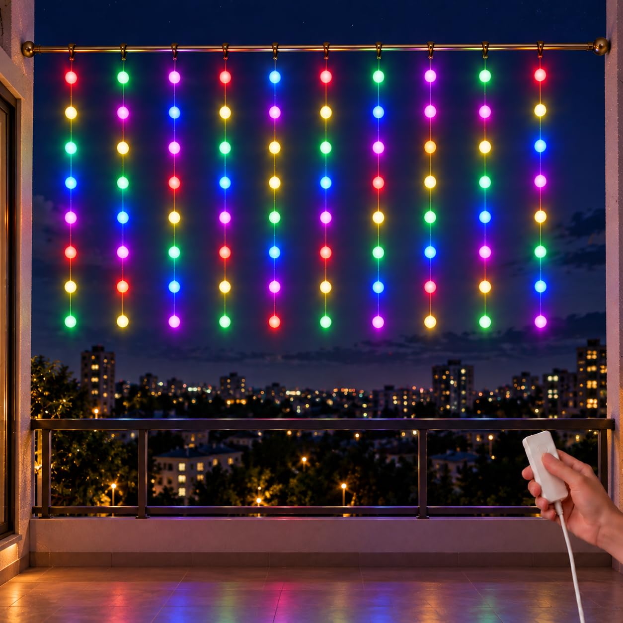 Diya Fairy Lights - 80 LED String Lights -23