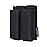 VISMIX Pistol Magazine Pouch, Double 9mm Mag Pouch with Quick Release Kydex Insert and MOLLE Compatible
