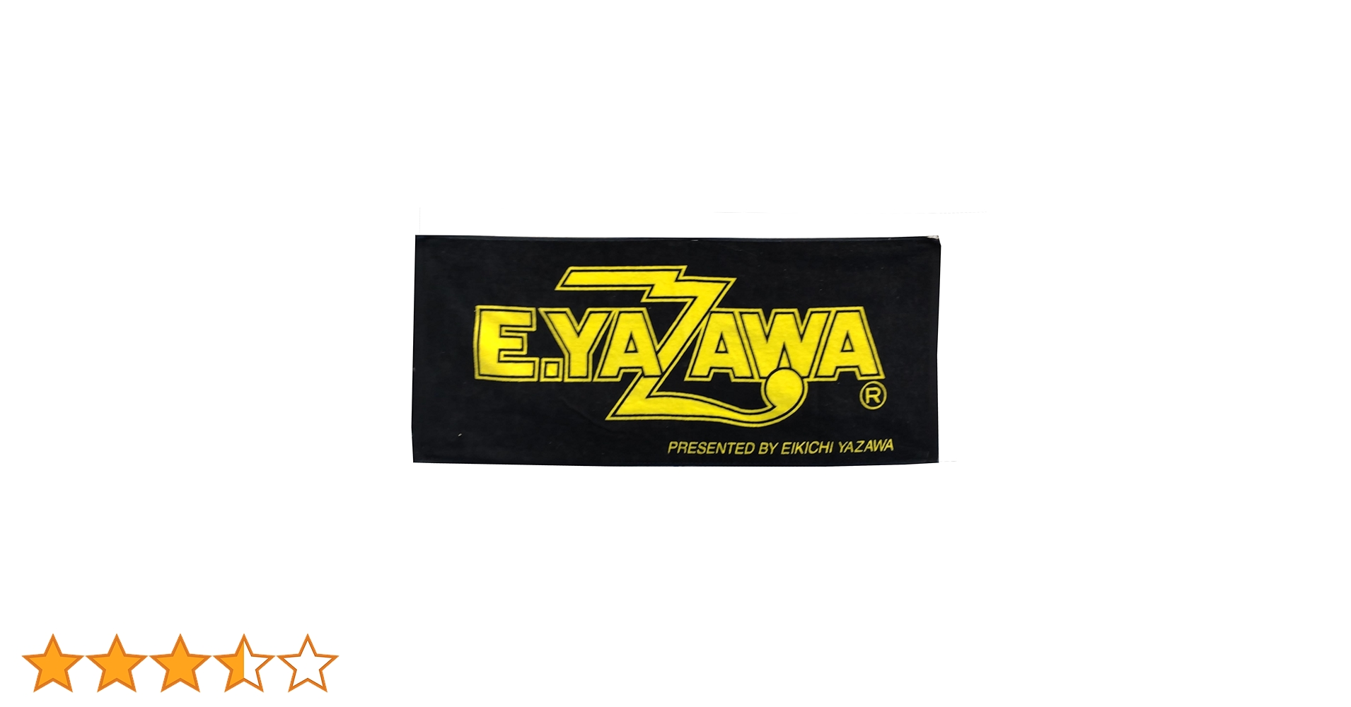 E.YAZAWA ロゴタオル 黒 矢沢永吉✦E.YAZAWA✦公式タオル✦黒/黄✦新品✦レア✦人気商品 - メルカリ