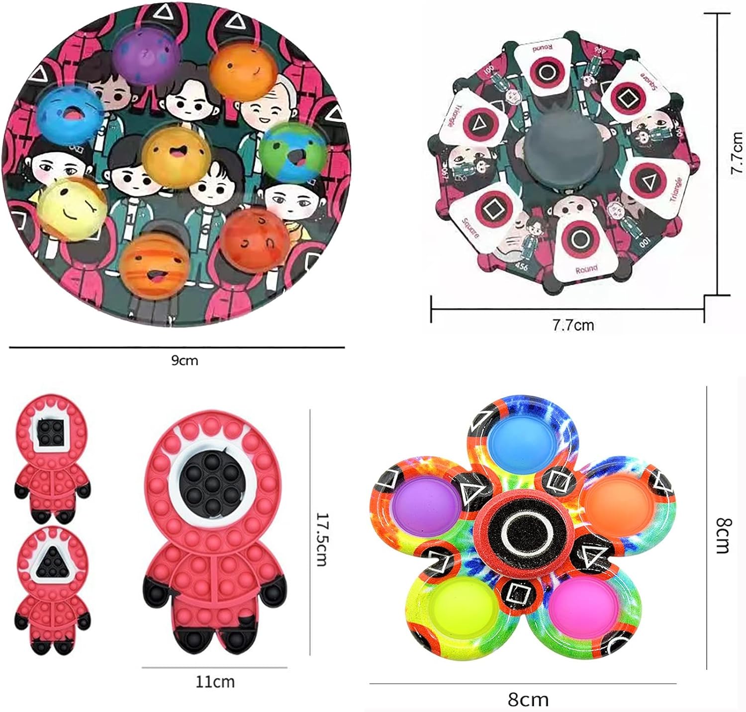 BRAINYTOYS 2022 Squid Novelty Toy Squid Toys Game Advent Calendar Toy The  Thinking Ability of Children (Octopus Round Shape) Squid Toys for Boys 6-12  Birthday : Amazon.de: Toys
