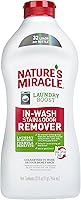 Nature’s Miracle Laundry Boost: Bio-Enzymatic Pet Stain & Odor Remover for Laundry, 32 oz - Safe for All Machines