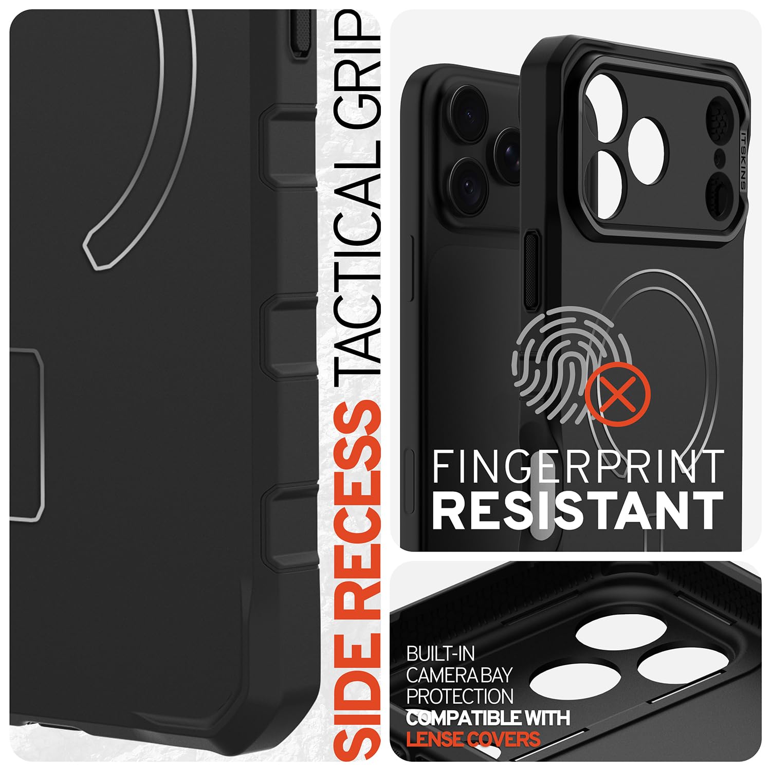 Amazon.co.jp: ITSKINS Supreme R // 大胆な磁気保護電話ケース iPhone