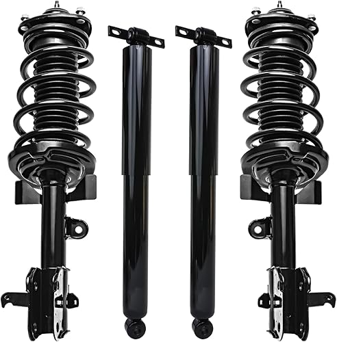 Miniatura 88 de Detroit Axle - Amortiguadores para BMW 328i 325i 128i 135i 335i 330i 335d 335is (sin Sport Susp.) 2 puntales delanteros completos con muelle