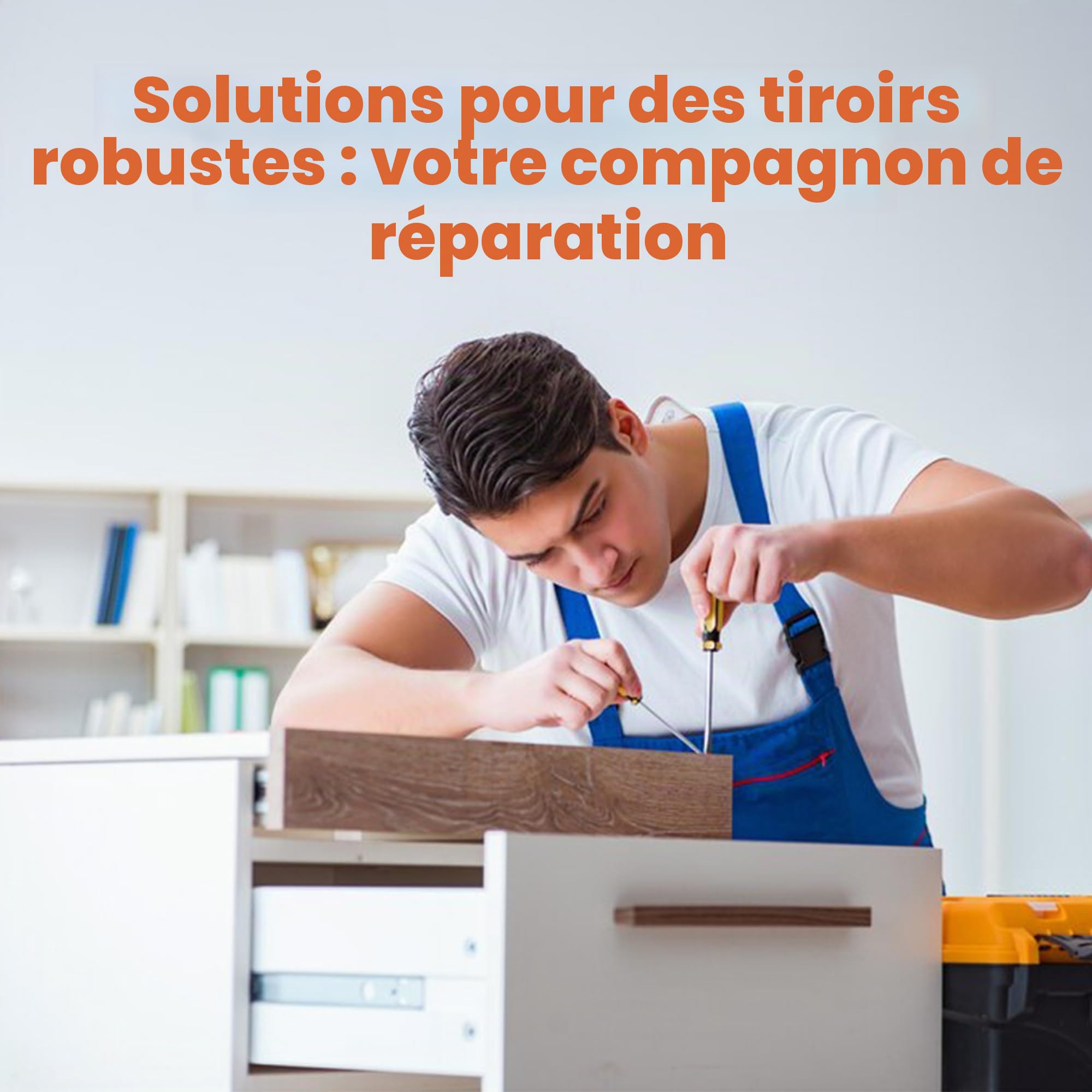 Lot de 4 kits de réparation de tiroirs – Réparez un fond de tiroir usé ou cassé en quelques minutes – Kit de réparation rapide pour commode ou meuble de chambre à coucher –Redonnez-leur une nouvelle vie tout en faisant des économies