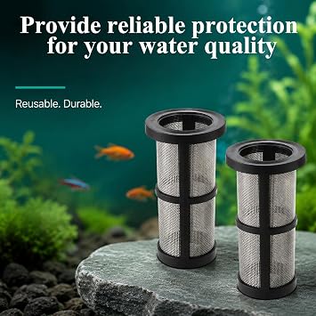 2Pcs 48-222 in-Line Filter Screen for Zodiac Polaris 180, 280, 380, 3900, 480 Pro Pool Cleaners - Replacement Parts with Dense Mesh for Efficient Debris Filtration