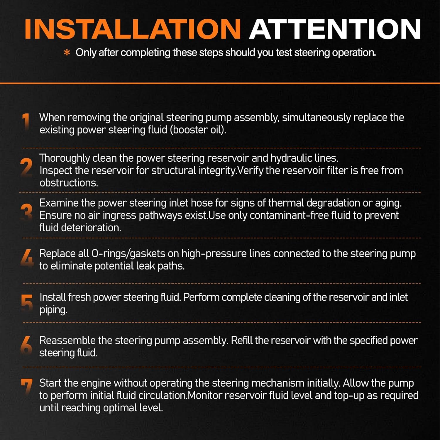 21-394 Power Steering Pump Fits for Infiniti EX35 EX37 QX50 QX70 FX35 FX37 G35 G37 M35 M37 Q40 Q50 Q60 Q70 Q70L, Nissan 370Z 3.5L V6 Replace OE 21-415, 21-416, 18601492-101, 491101CB0A