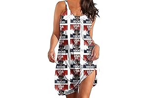 Independence Day Dresses for Women Christmas Plus Size 4 of July Elegant...