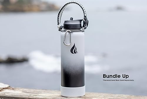 Miniatura 8 de HYDRO CELL - Botella de agua con aislamiento térmico de acero inoxidable con pajilla, para bebidas frías y calientes, termo deportivo con tapón con
